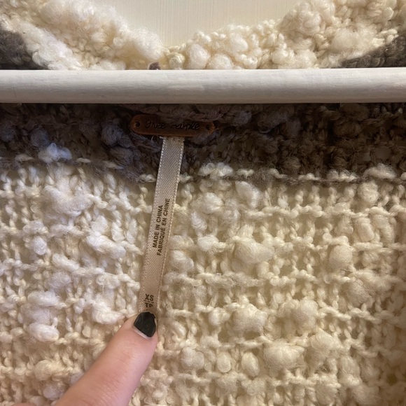 Free people Rugby striped Boucle Sweater - Picture 6 of 7